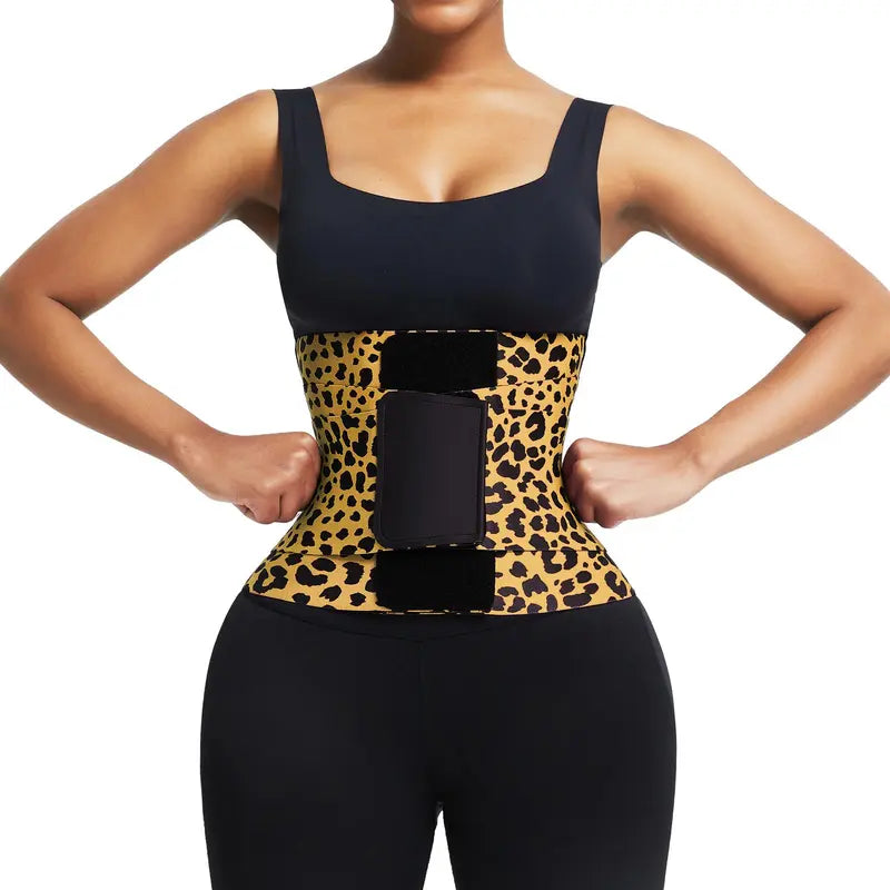 FeelinGirl Waist Trainer Belt Waist Cincher Trimmer Ab Belt Tummy Control Body Shaper with Triple Wrap Women and Men