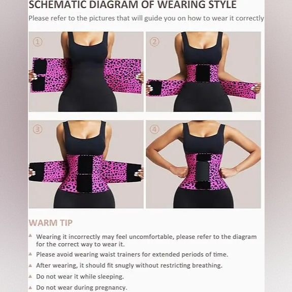 FeelinGirl Waist Trainer Belt Waist Cincher Trimmer Ab Belt Tummy Control Body Shaper with Triple Wrap Women and Men